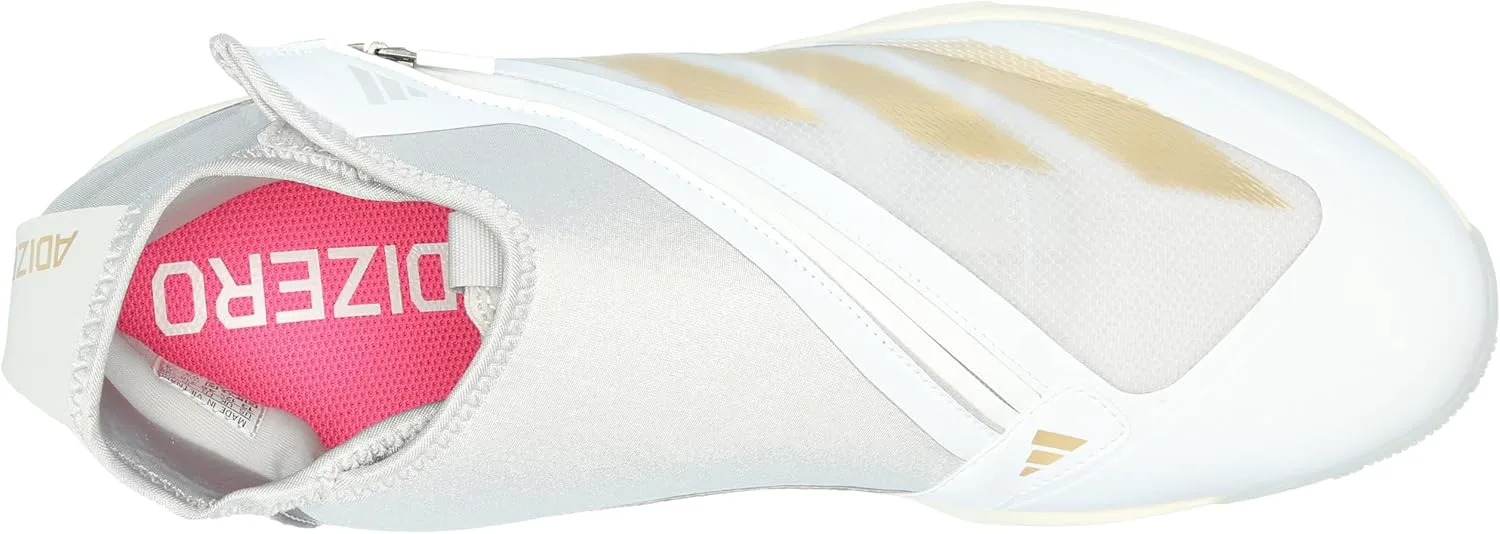 Мужские бейсбольные кроссовки Adidas Adizero Impact + Turf Trainer, белый/металлик/светло-серый — фото 2