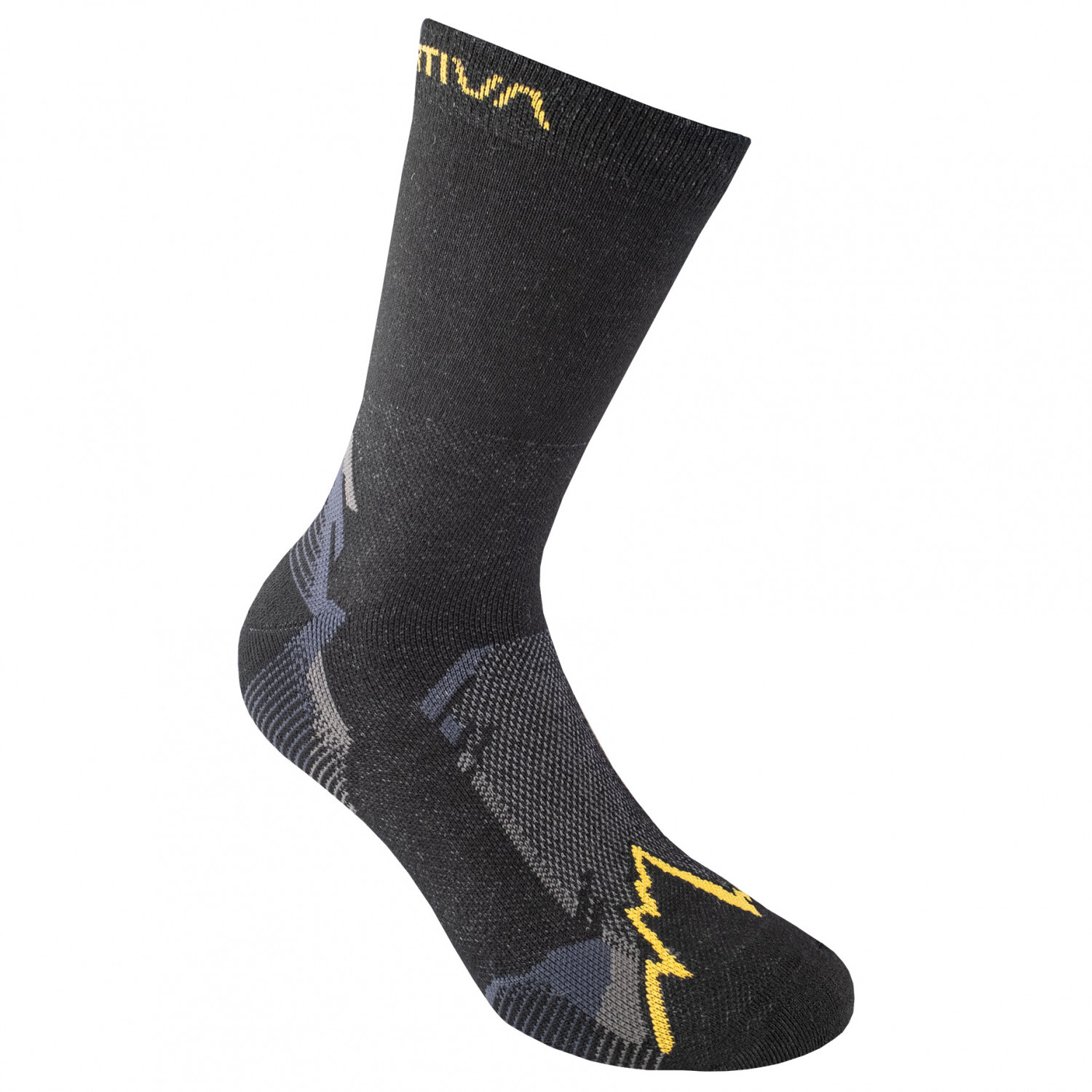 

Походные носки La Sportiva X Cursion Socks, цвет Black/Yellow