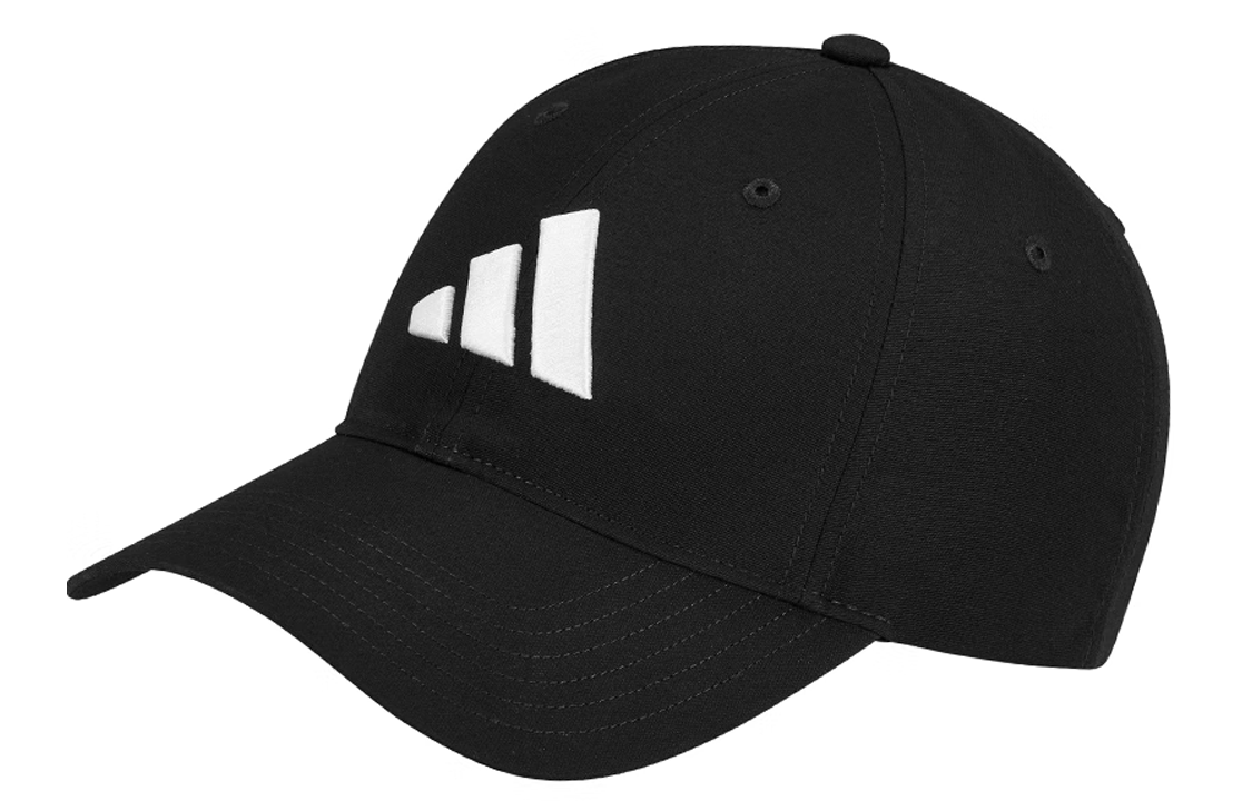 

Хлопковая, полиэстеровая бейсболка унисекс черная Adidas