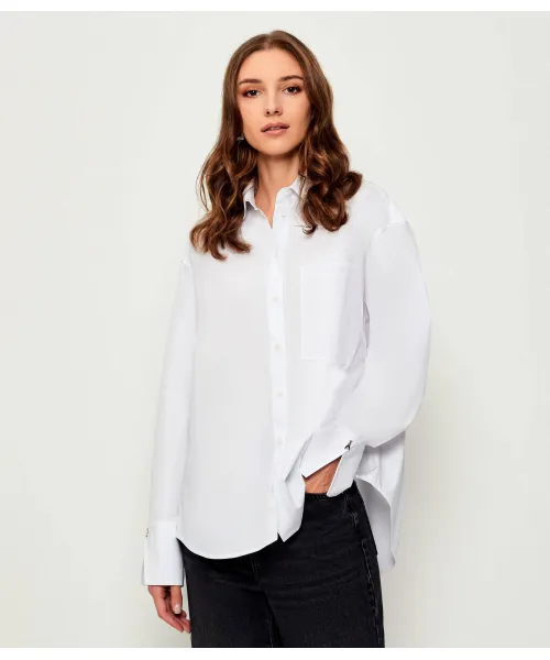 

Рубашка Relaxed fit Patrizia Pepe, белый