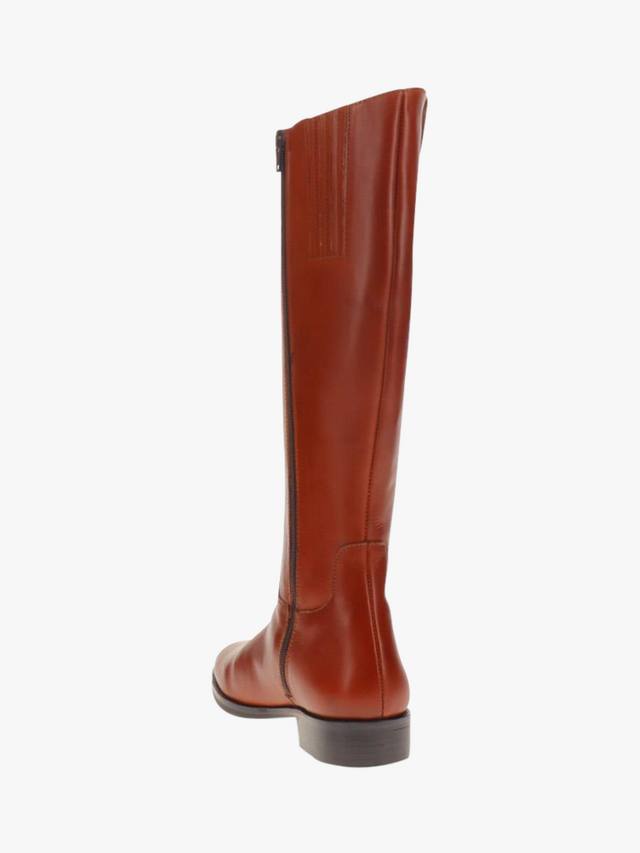 Длинные кожаные сапоги emelia средней ширины для икр Jones Bootmaker, желто-коричневый — фото 3