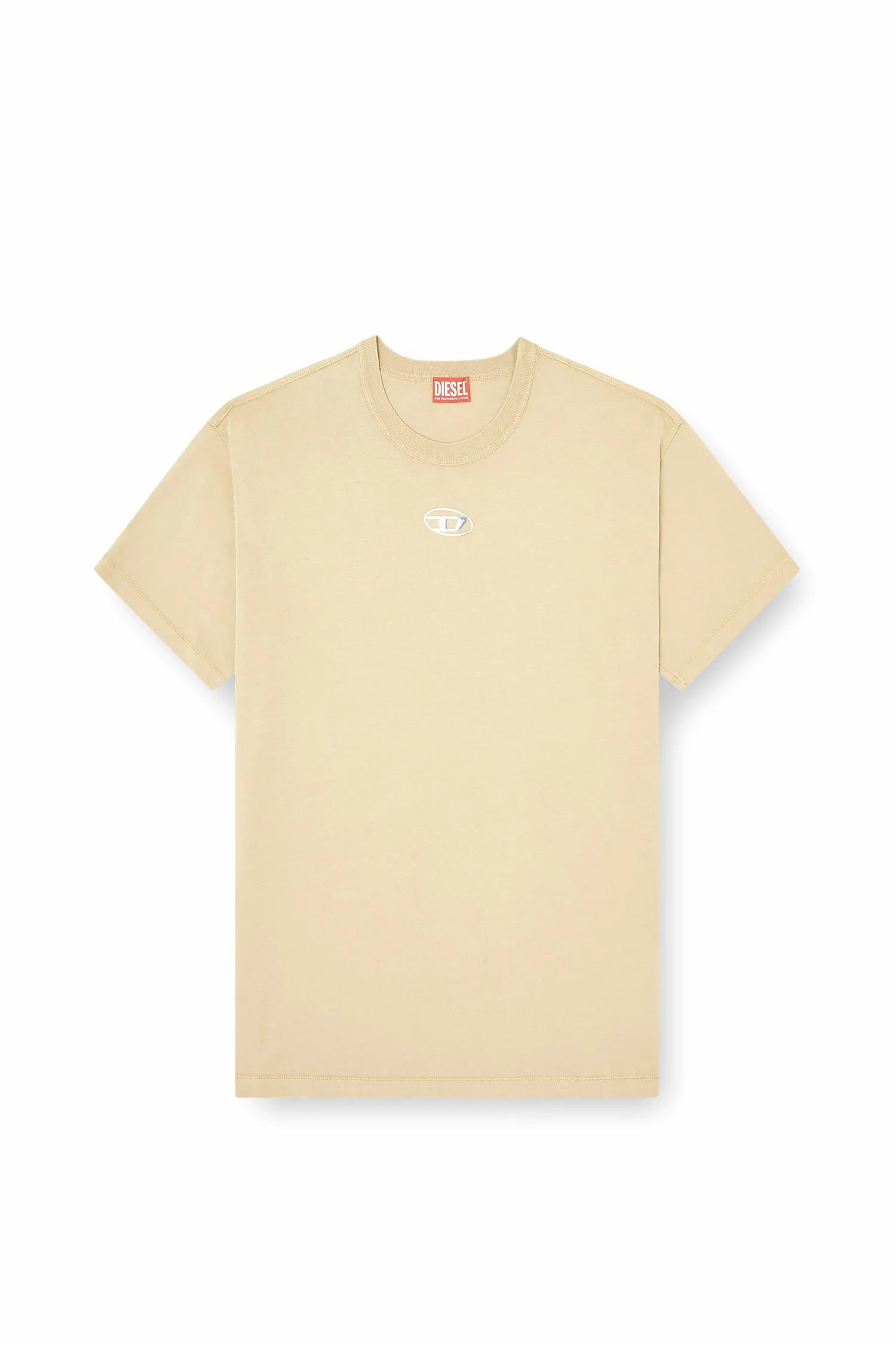 Мужская футболка T-NORM-IOD Diesel, beige — фото 4