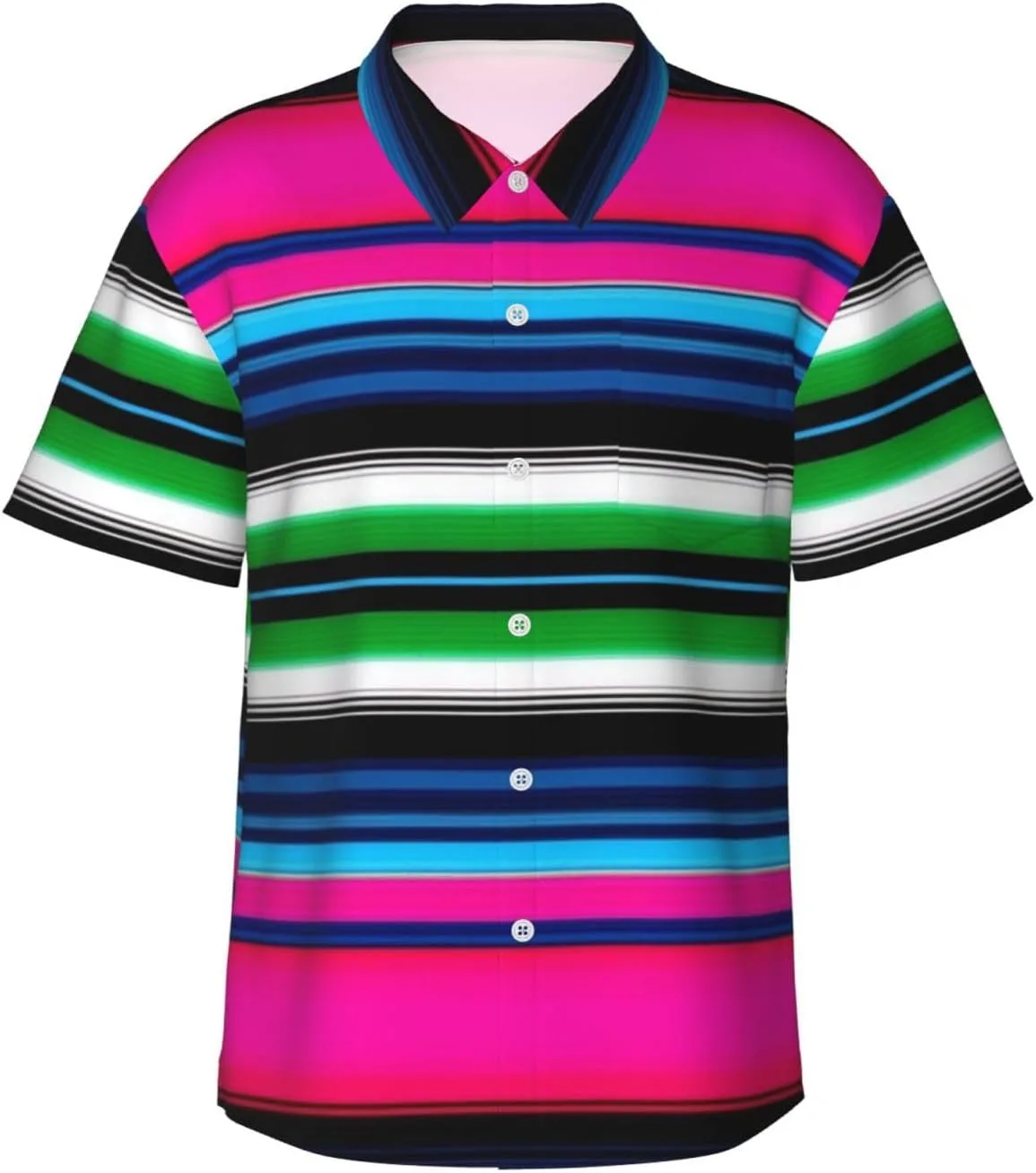 

Мужская гавайская рубашка с коротким рукавом WOEZKEX