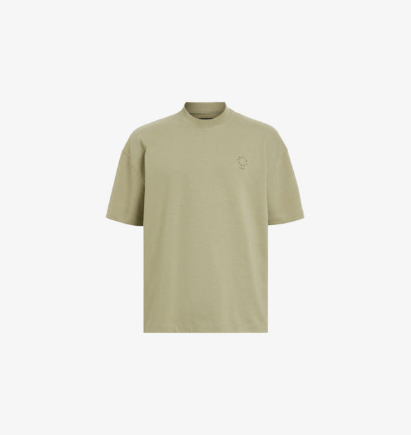 

Футболка Haven из органического хлопкового джерси с короткими рукавами Allsaints, зеленый