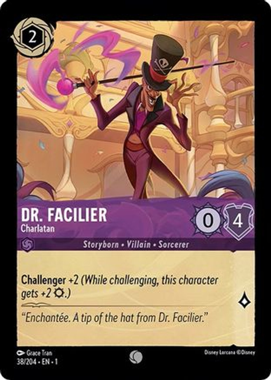 

Карточная игра Dr. Facilier - Charlatan (38/204) - The First Chapter