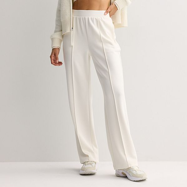 

Женские брюки с высокой посадкой Solace прямого кроя Flx, Ivory