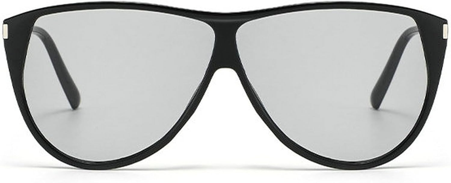 

Винтажные солнцезащитные очки-пилот COTIA большого размера для женщин и мужчин, модные квадратные солнцезащитные очки для активного отдыха, путешествий и вечеринок, Black Grey