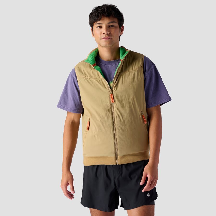 

Двусторонний флисовый жилет - мужской Stoic Stoic, Green Bee/Kelp