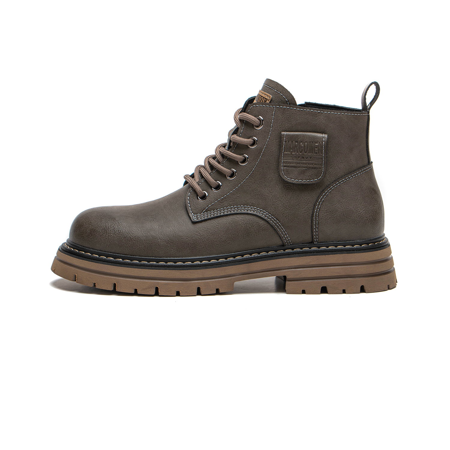 

Meixi Мужские ботинки Martin: серо-каменные, бронзово-угольно-черные, серо-каменные, с флисовой подкладкой, с бронзово-угольно-черной флисовой подкладкой