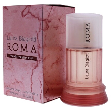 Женская туалетная вода Laura Biagiotti Rosa Eau de Toilette Spray 50ml for Women — фото 3