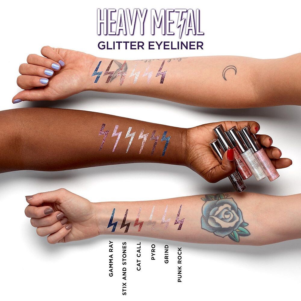 Жидкая подводка для глаз с блестками Urban Decay Moondust, цвет Goldmine — фото 2