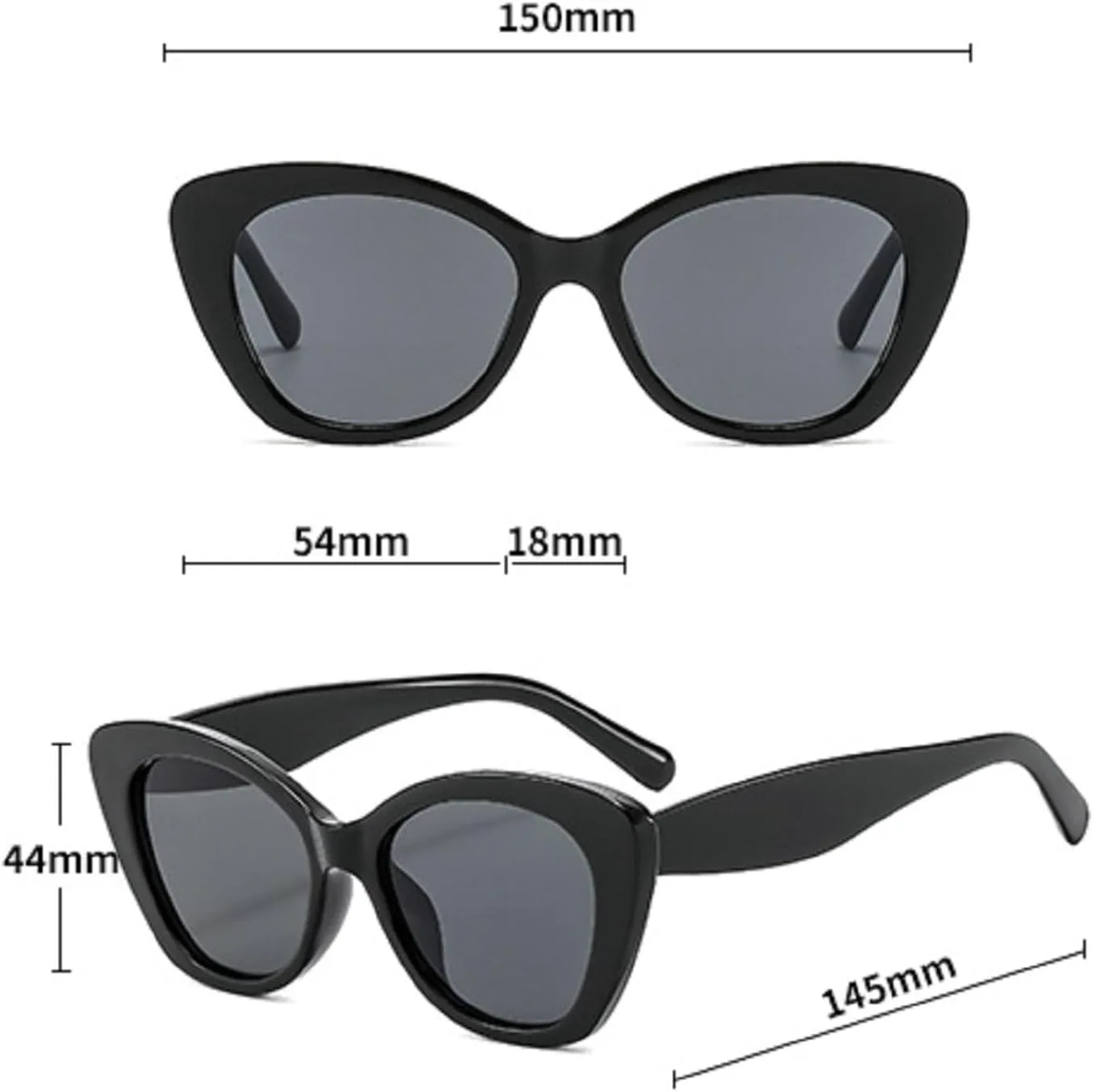 

Модные солнцезащитные очки «кошачий глаз» конфетных цветов для женщин и мужчин. Стильные очки, трендовые, для вечеринок. Модель 3862 Melrose, Black Yellow