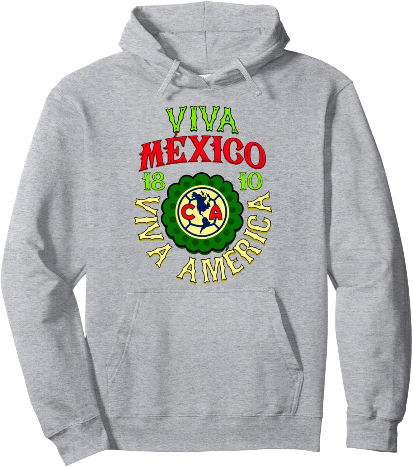 

Клуб Америка - Толстовка ко Дню независимости Мексики Club America, серый