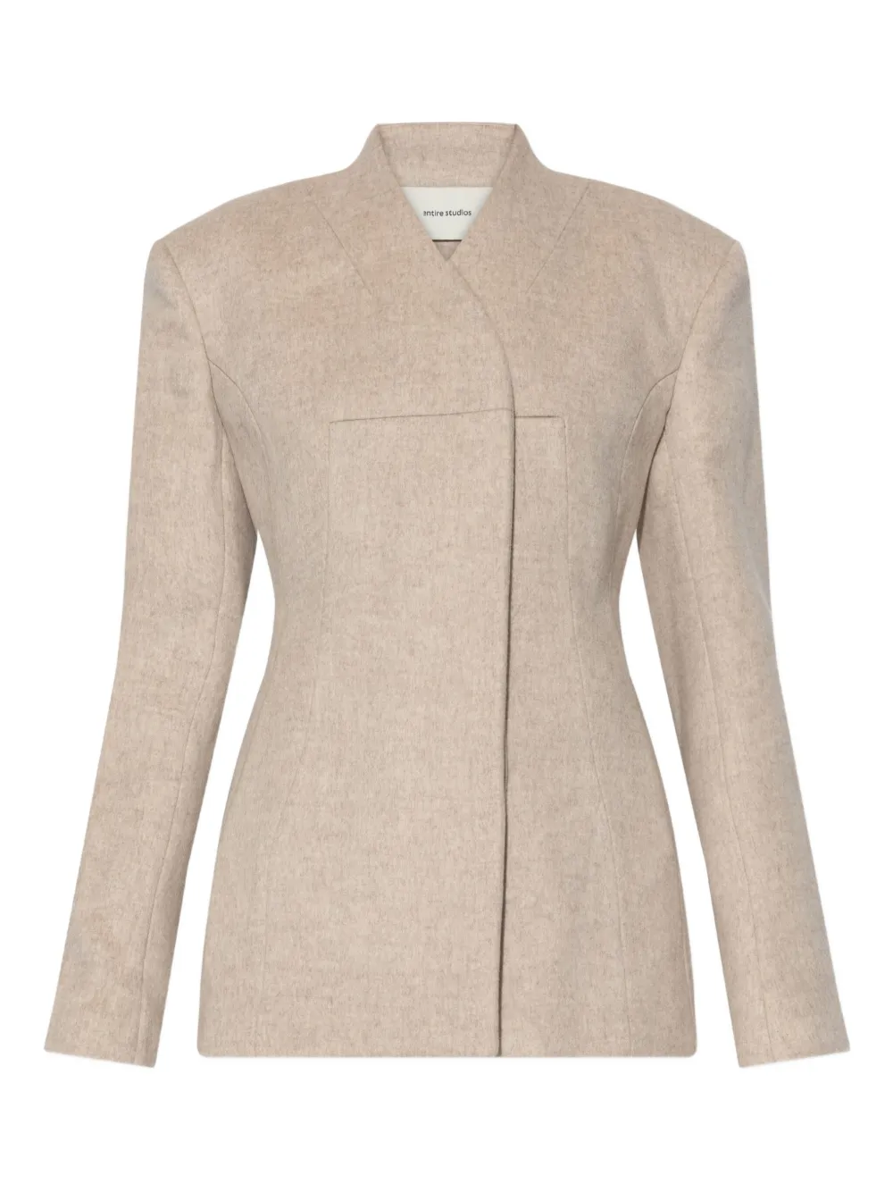 

Блейзер с V-образным вырезом Entire Studios, нейтральный