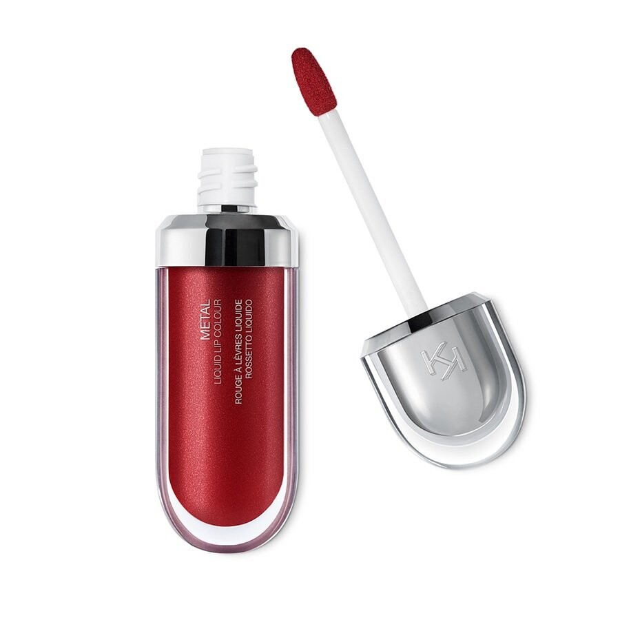 KIKO Milano, Metal Liquid Lip Color, жидкая губная помада с эффектом металлик, 05 Classic Red, 6,5 мл