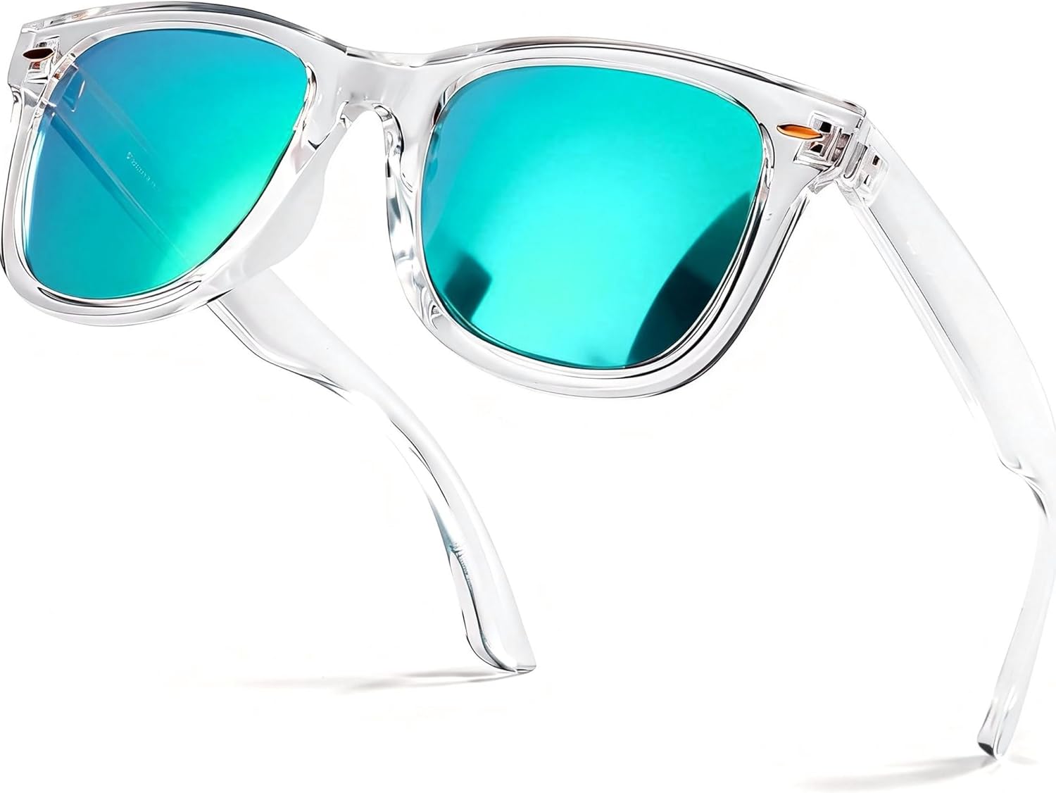 

Поляризованные солнцезащитные очки SIPHEW для женщин и мужчин - UV400, зеркальные, для пляжа, дизайнерские модные солнцезащитные очки унисекс, средний размер, A12 Green Mirror Lens