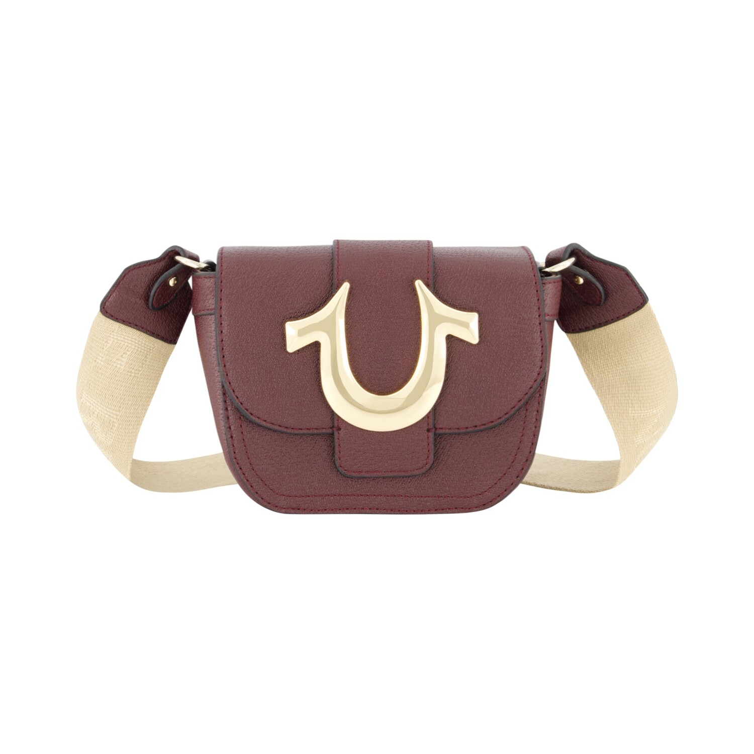 

Мини-кроссбоди True Religion с клапаном, черный, цвет Wine