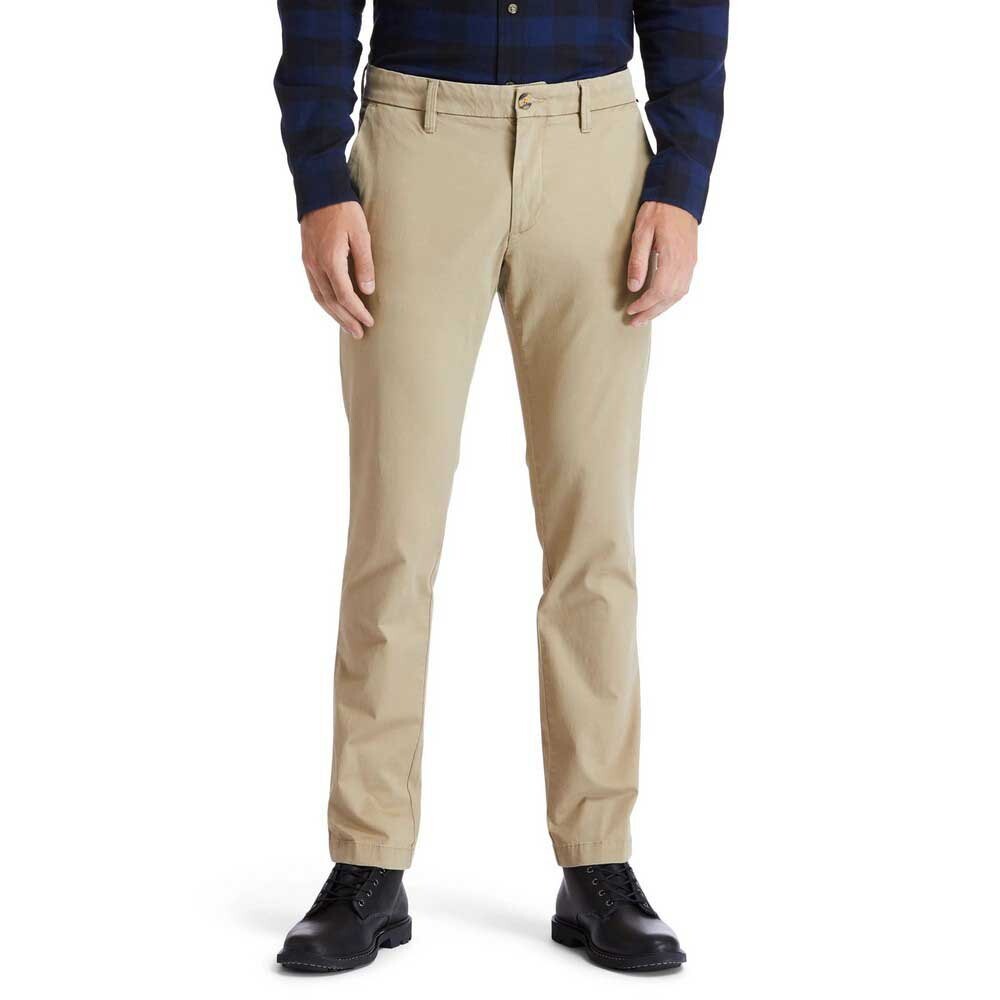 

Брюки Timberland Sargent Lake Stretch Twill Slim Chino, бежевый
