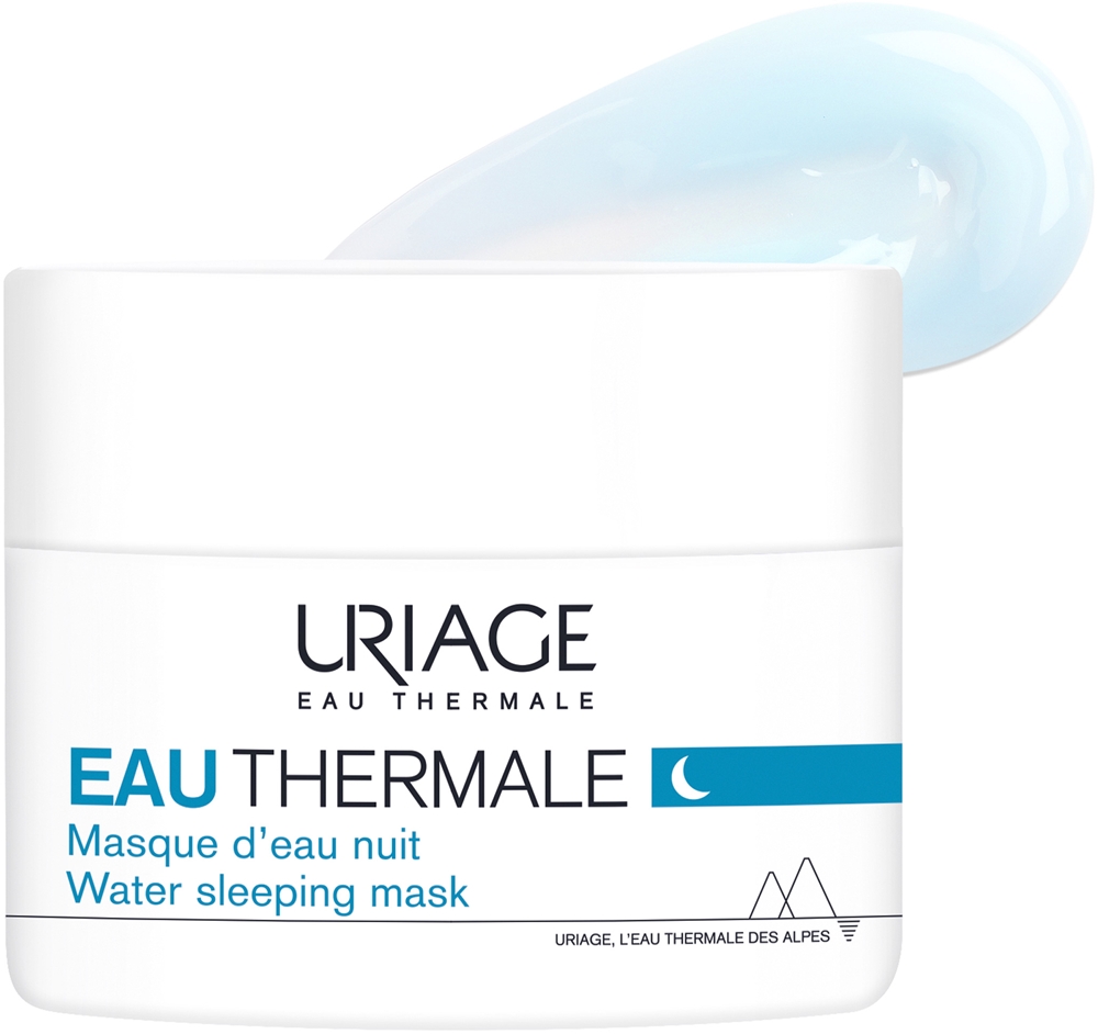 Ночная маска с термальной водой Eau Thermale, интенсивно увлажняющая маска для лица, ночной уход Uriage, 50 мл — фото 2