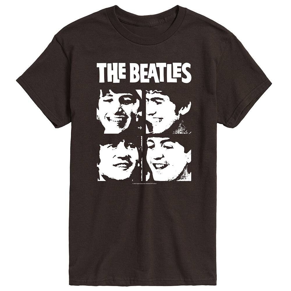

Мужская футболка с сеткой для лица The Beatles Licensed Character, коричневый