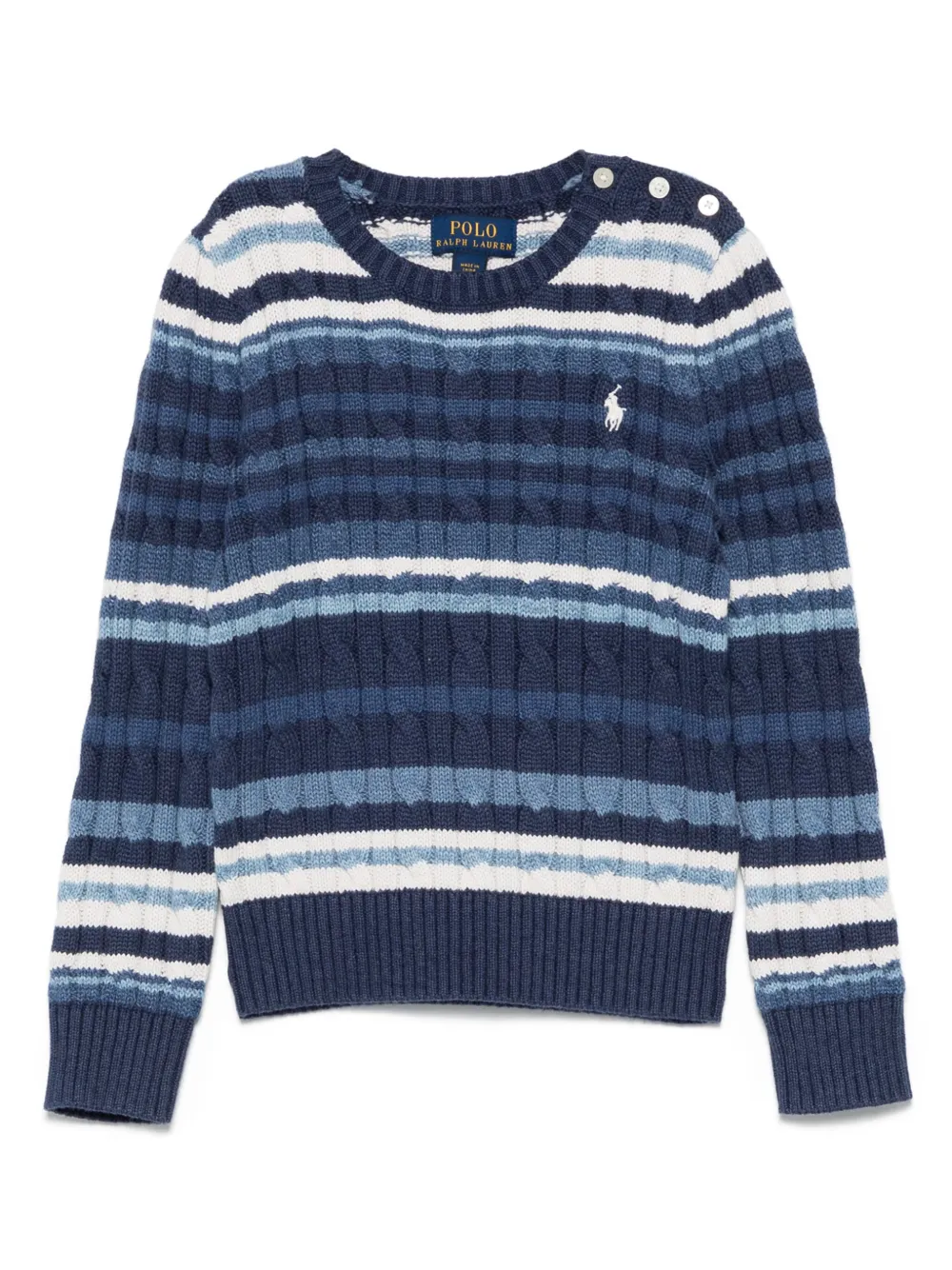 

Свитер в полоску POLO RALPH LAUREN KIDS, синий