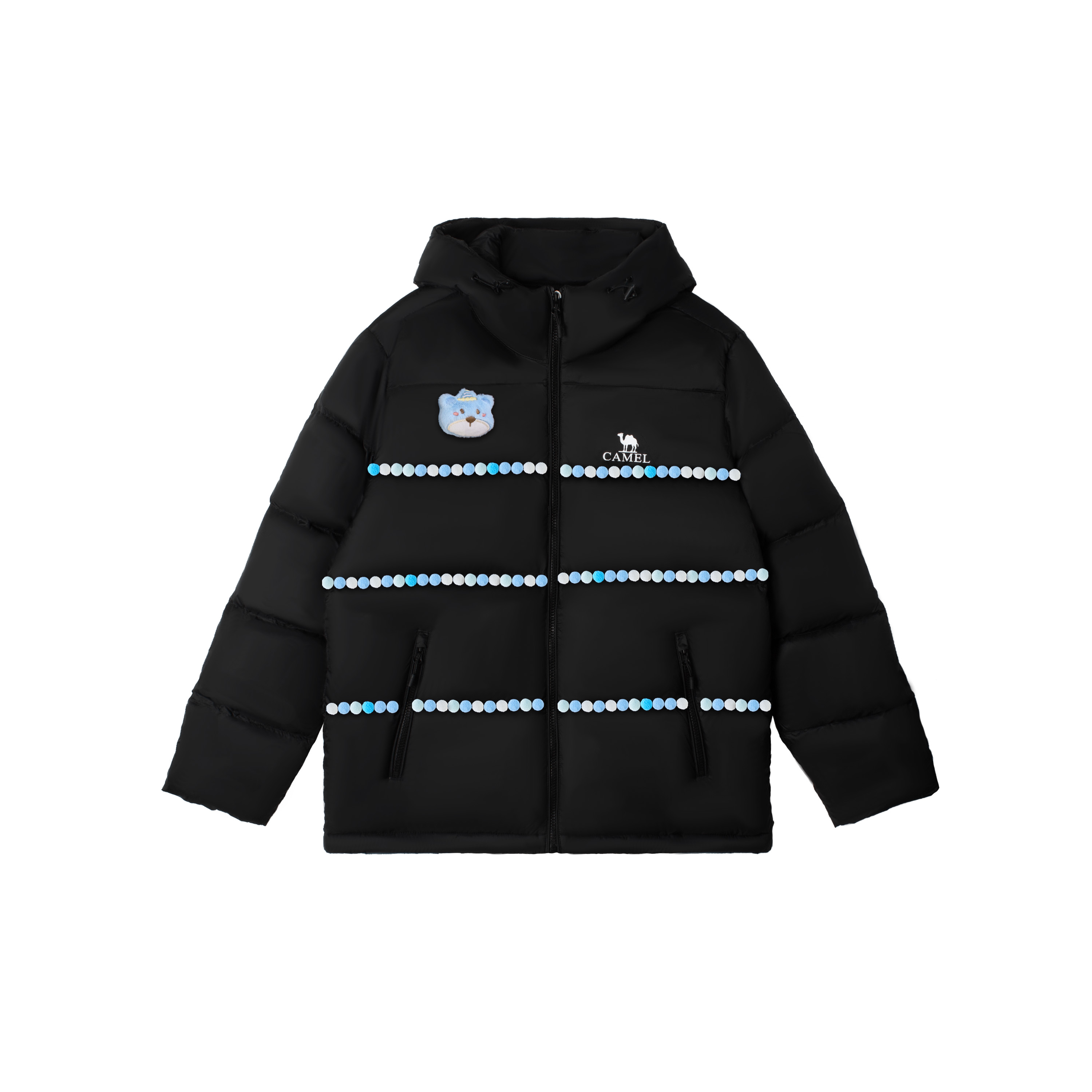 

Теплая куртка из коллекции Fleece Collection Unisex CAMEL, phantom черный