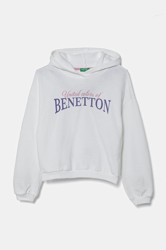 

Детская хлопковая толстовка United Colors Of Benetton, белый
