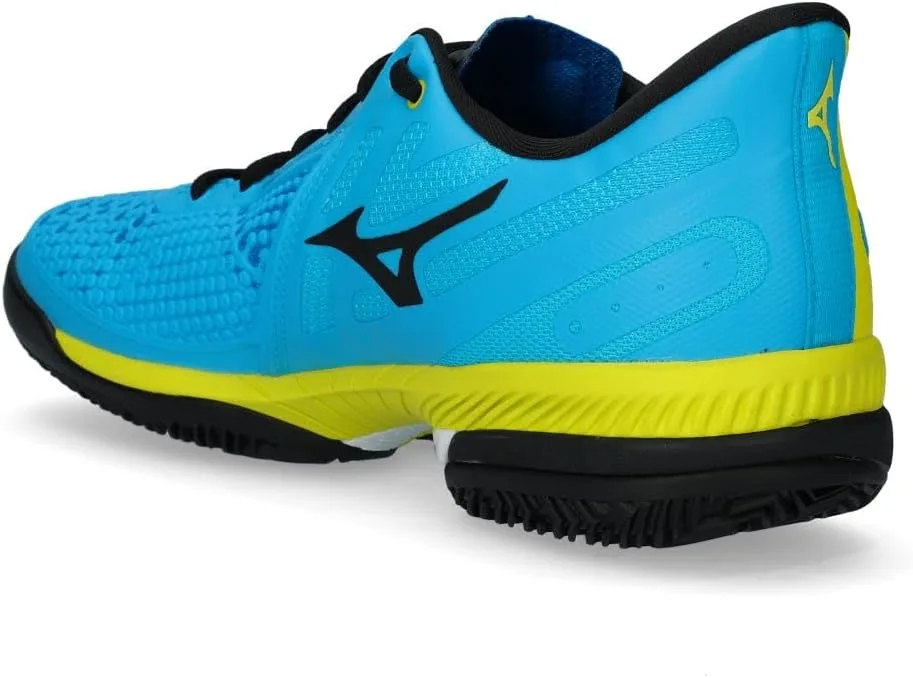Мужские теннисные кроссовки Mizuno Wave Exceed Tour 5 CC, черный/синий — фото 3