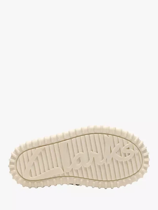 Детские туфли-мэри-джейн Cove Flower T, кремовые Clarks — фото 3
