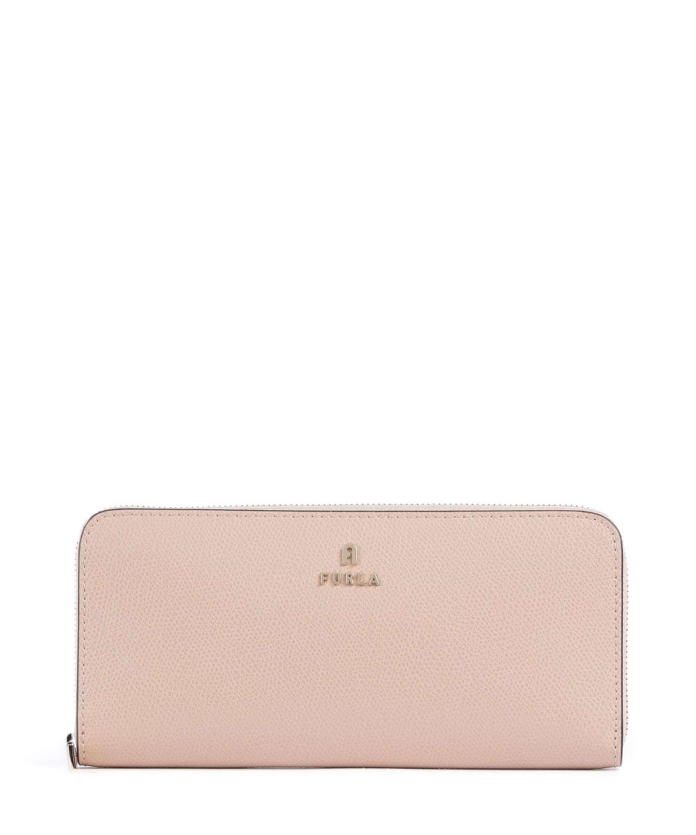 

Кошелек Camelia XL из зернистой кожи Furla, розовый