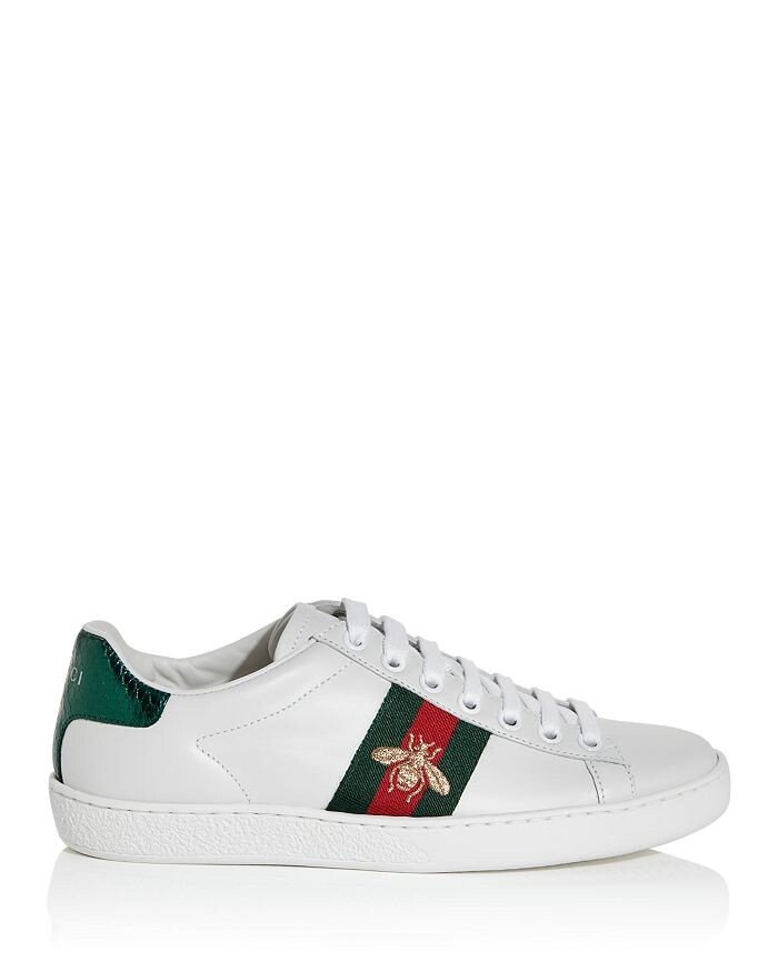 Женские кроссовки с вышивкой Gucci Ace Gucci — фото 3