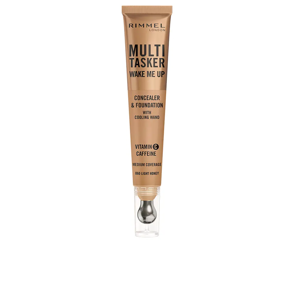 

Консилер Multitasker wake me up corrector y base de maquillaje Rimmel London, цвет Light Honey, 20 мл.