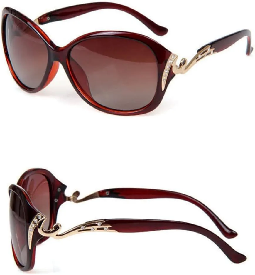 

Поляризованные солнцезащитные очки для женщин, солнцезащитные очки с защитой UV400, модные солнцезащитные очки со стразами, женские солнцезащитные очки MTZJH, 4