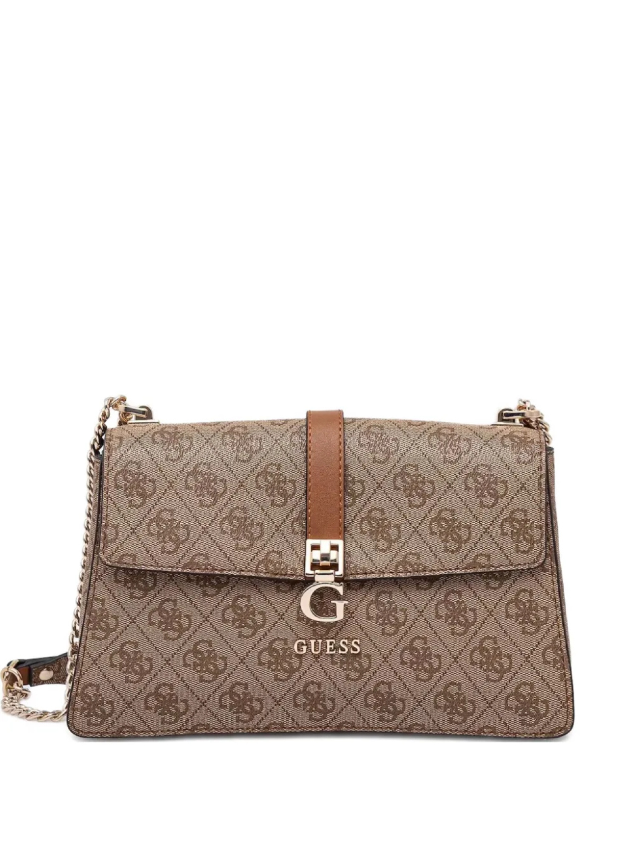 

GUESS USA сумка на плечо с монограммой, коричневый
