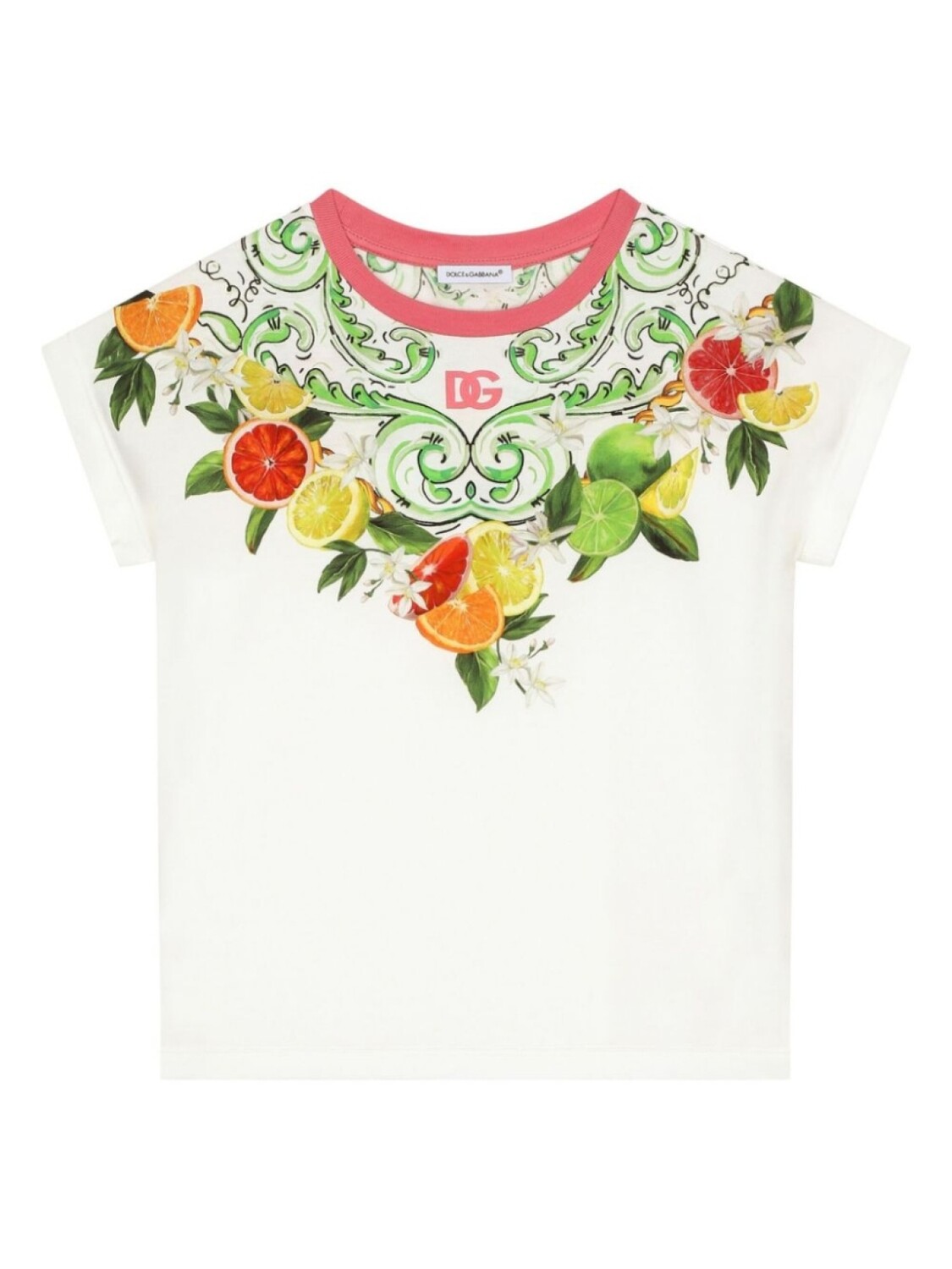 

Dolce & Gabbana футболка с графичным принтом, белый