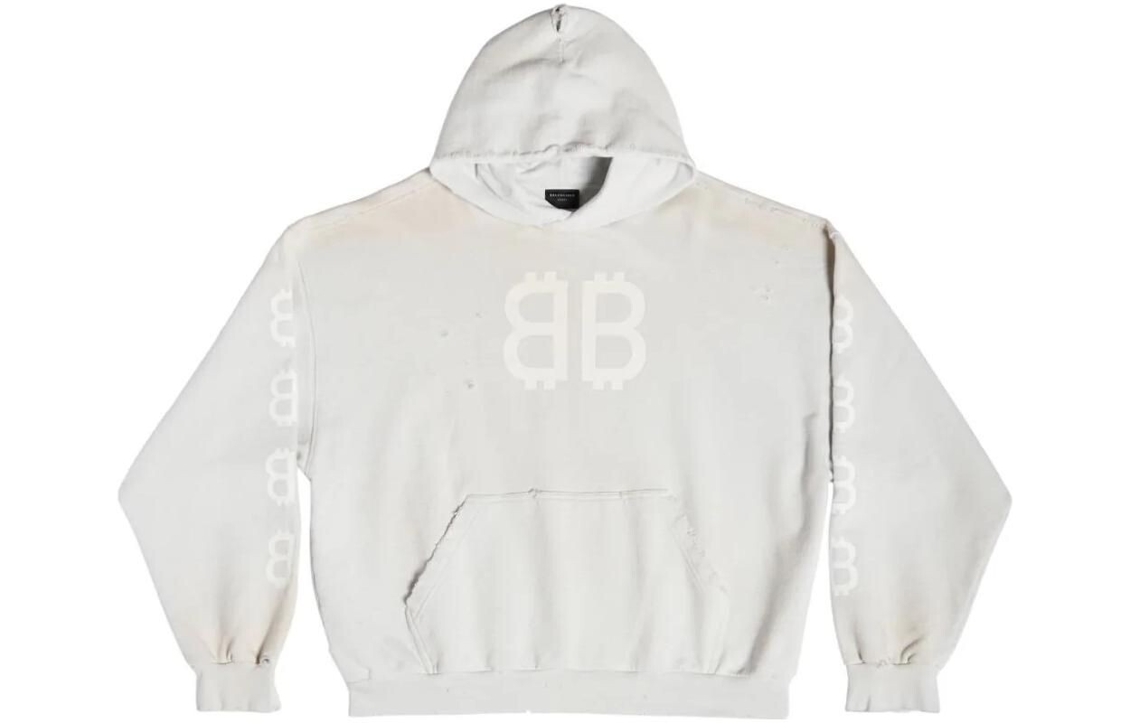 

Худи мужская Balenciaga, бежевый