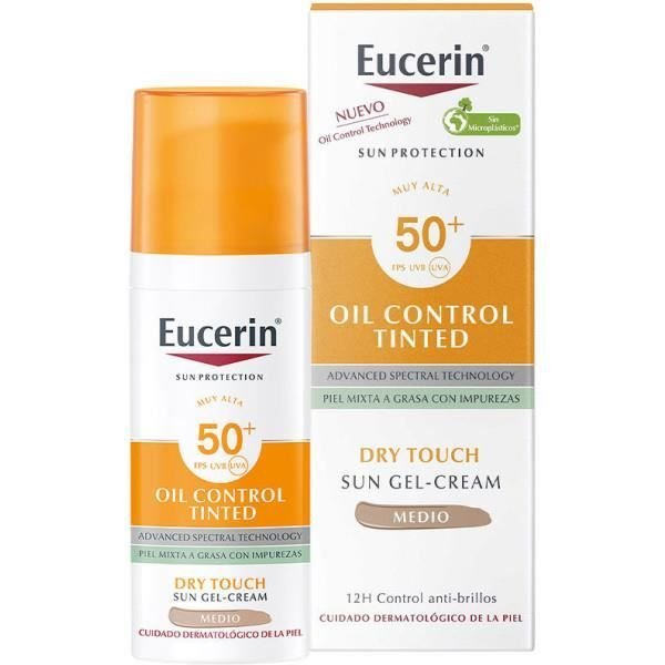 

Eucerin Sun Protection Oil Control Dry Touch Spf50+ Tinted Medium 50 мл унисекс