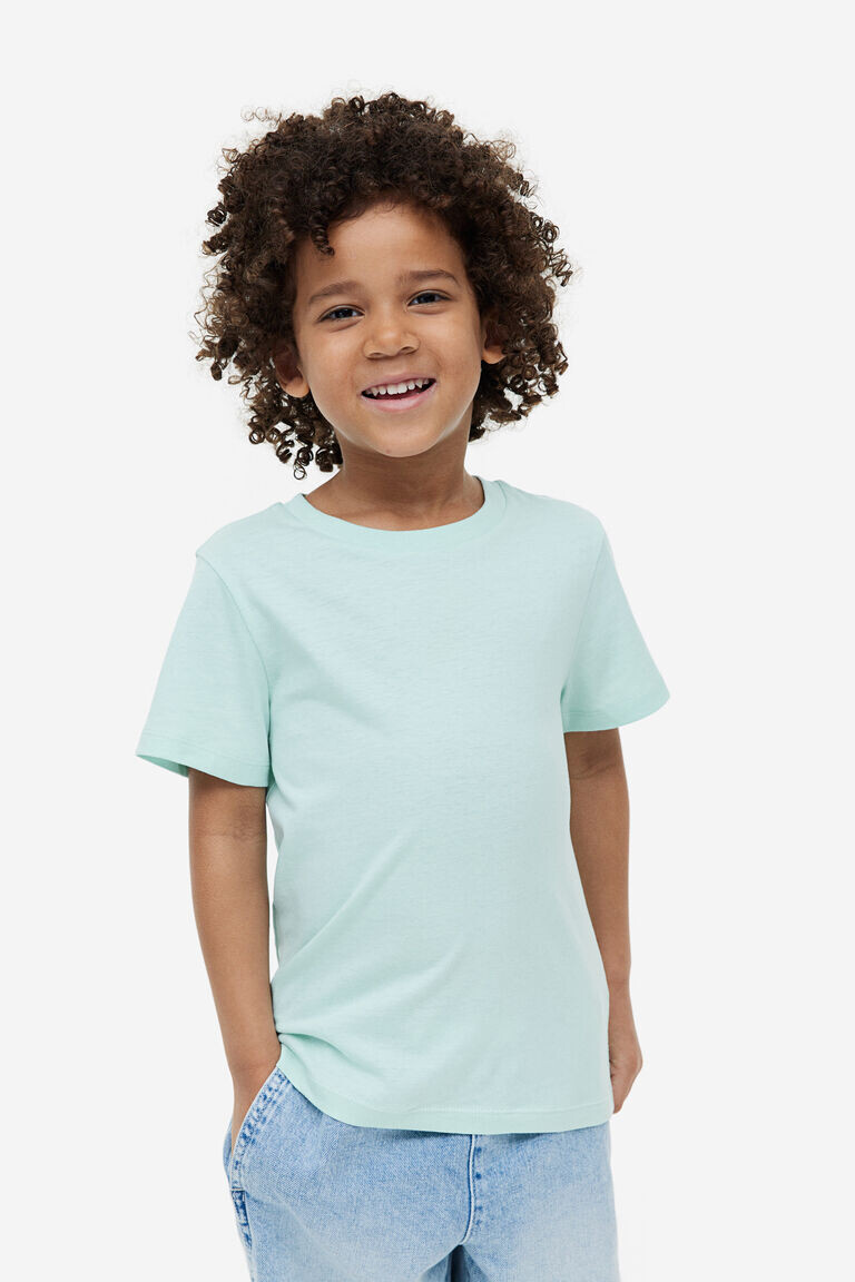 

10 пар хлопковых футболок H&M, зеленый