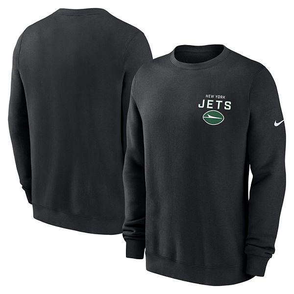 Мужской черный свитшот new york jets primetime club fleece Nike — фото 2