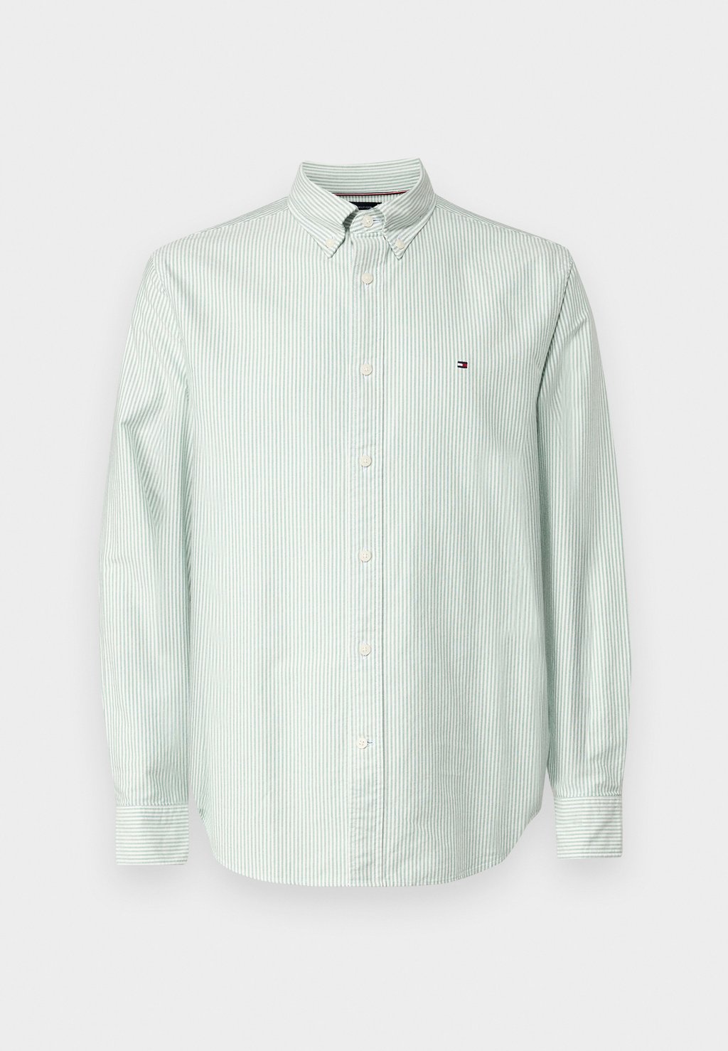 Рубашка HERITAGE OXFORD STRIPE SHIRT Tommy Hilfiger, зеленый — фото 3