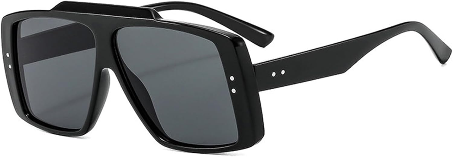 

Женские солнцезащитные очки Helena большого размера с плоской верхней частью, модные, большие, квадратные, дизайнерские, в стиле ретро, ​​пилотские, для активного отдыха, C1