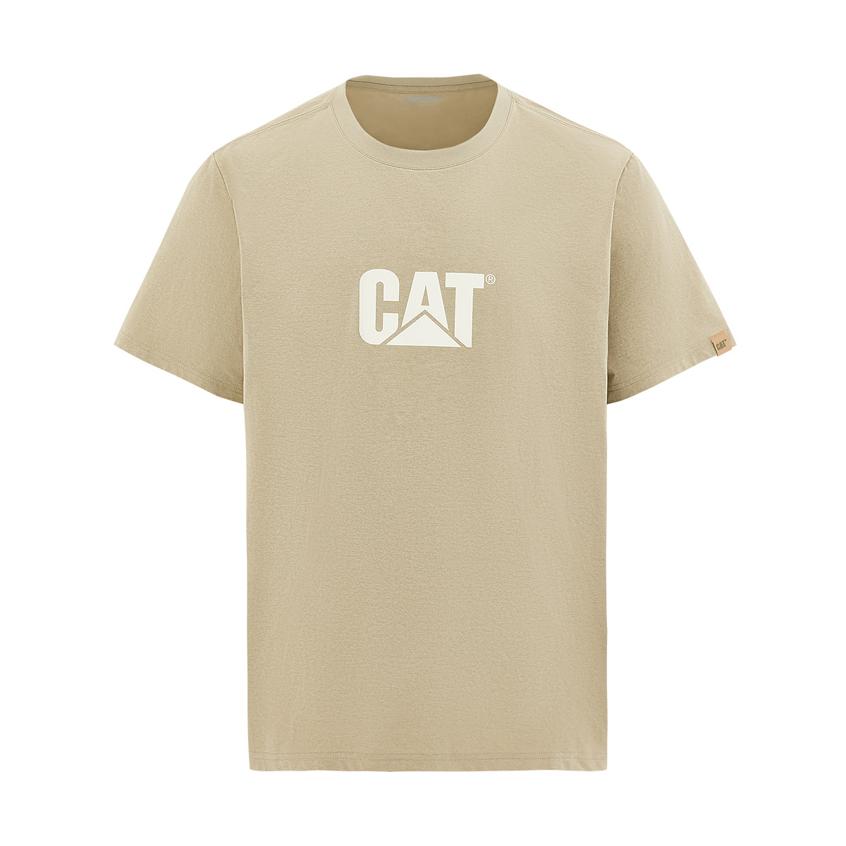 

Футболка мужская CAT, светлый хаки