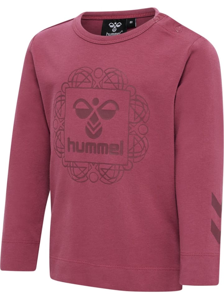 

Детская рубашка с длинными рукавами красного цвета Hummel