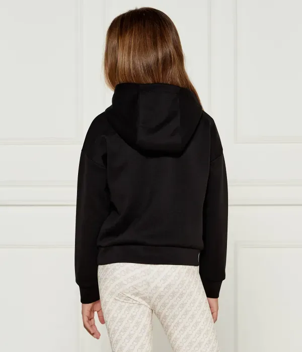 Толстовка regular fit Michael Kors Kids, черный — фото 3