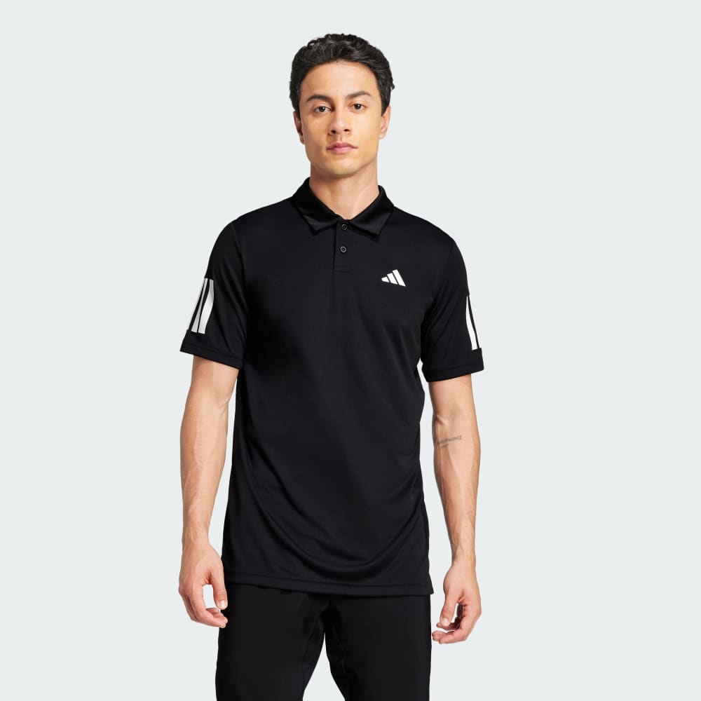 

Спортивная футболка Adidas Club Tennis 3-Stripes Polo Shirt, черный