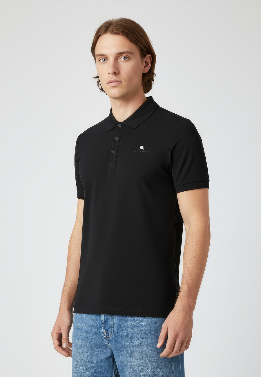 

Поло KARL LAGERFELD Polo shirt, Black, Черный, Поло KARL LAGERFELD Polo shirt, Black