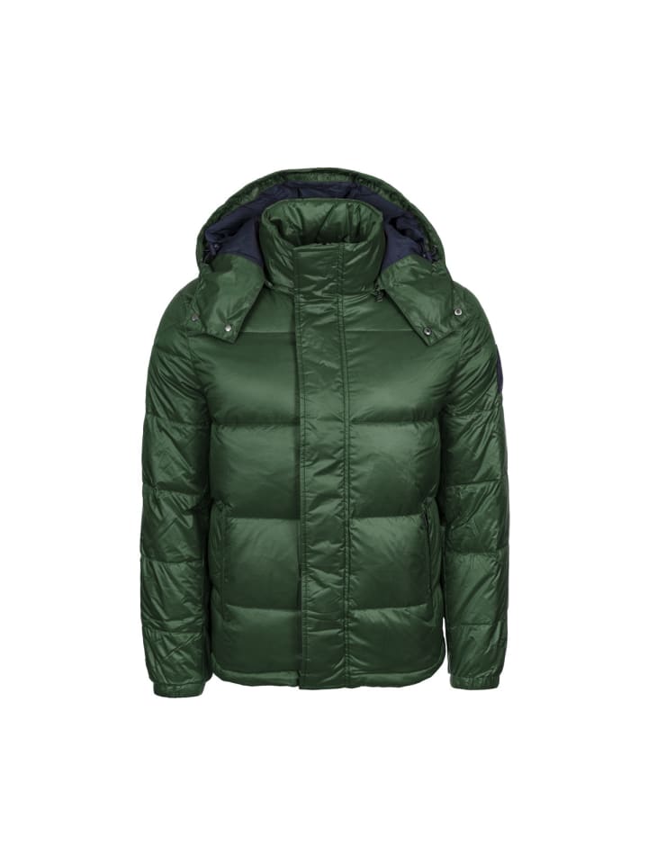 

La Martina Пуховая куртка MBO021 темно-зеленого цвета