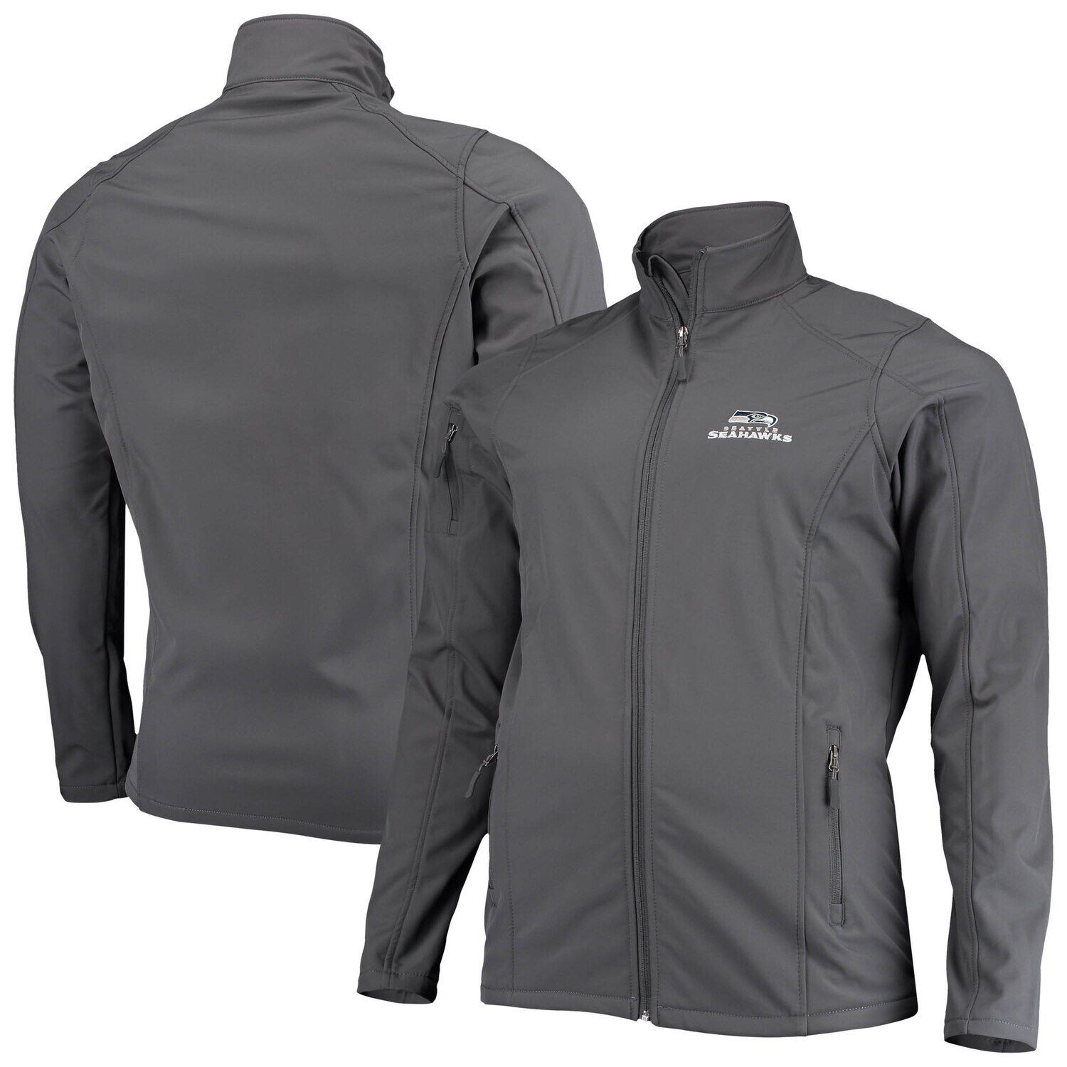 

Мужская серая куртка Dunbrooke Seattle Seahawks Big & Tall Sonoma Softshell с молнией во всю длину, Серый, Мужская серая куртка Dunbrooke Seattle Seahawks Big & Tall Sonoma Softshell с молнией во всю длину
