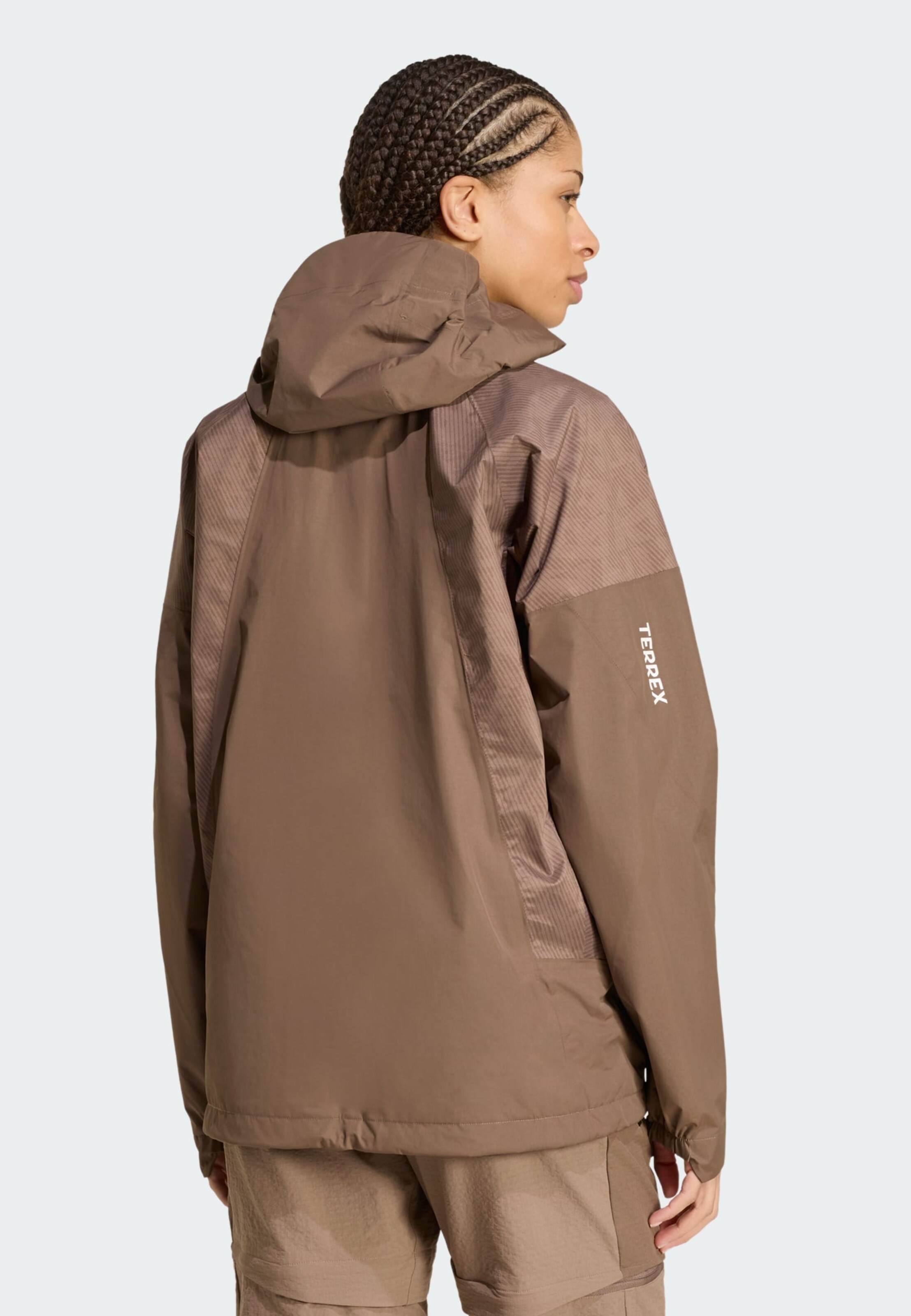 ADIDAS TERREX Куртка Outdoor 'Xperior 2.5' в цвете Umbra — фото 3