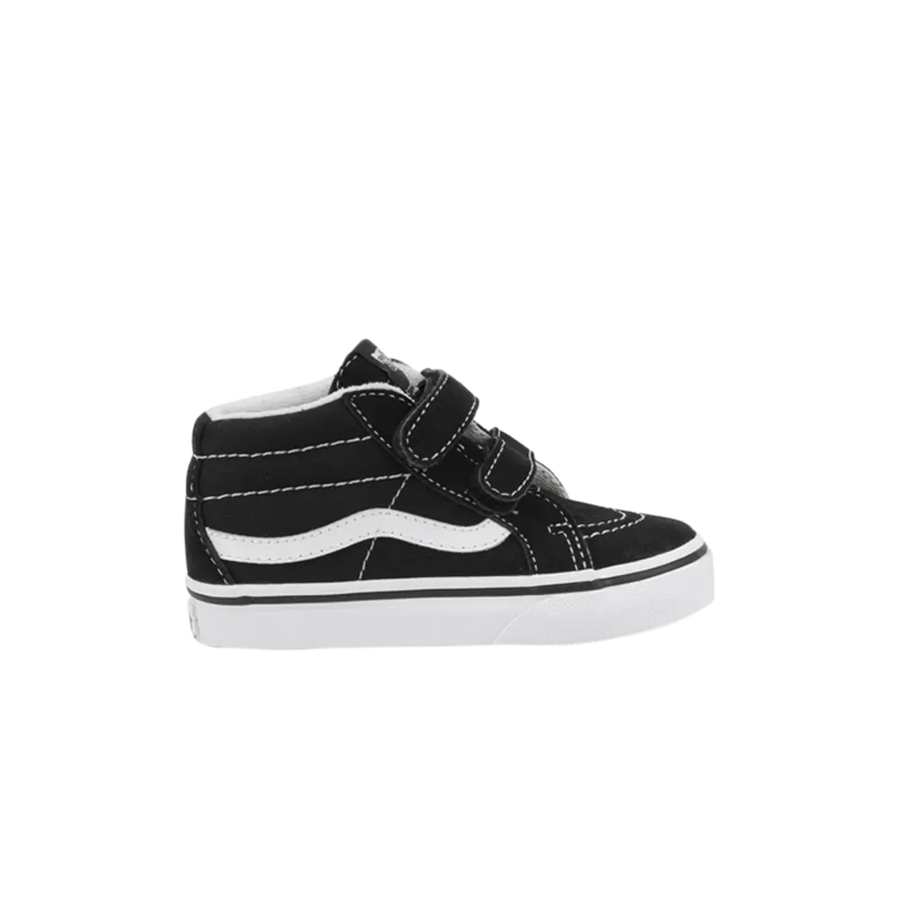 

Кроссовки Sk8-Mid Reissue Velcro Toddler Vans, черный